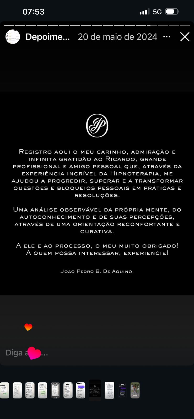 Depoimento João Pedro