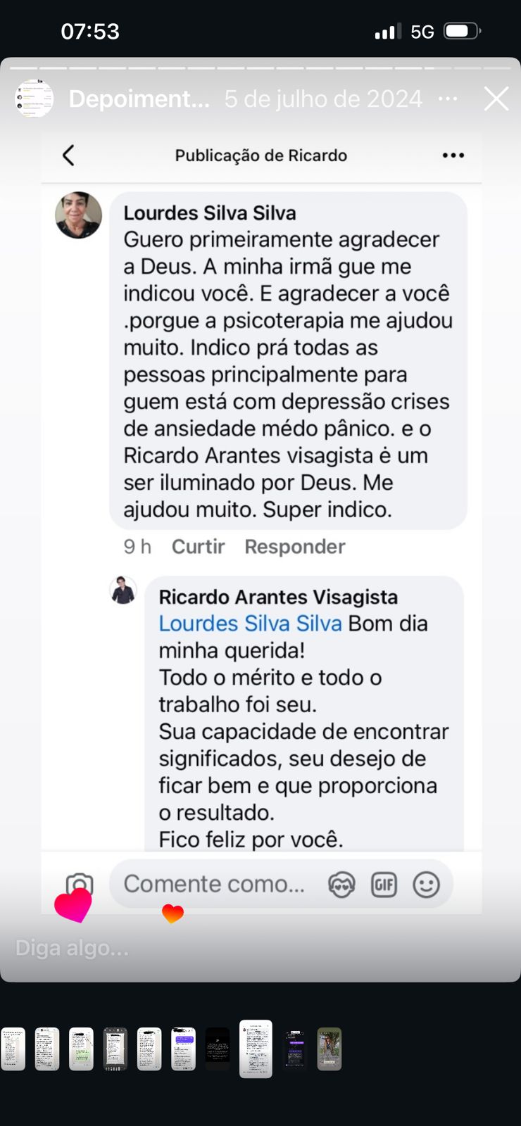 Depoimento Lourdes